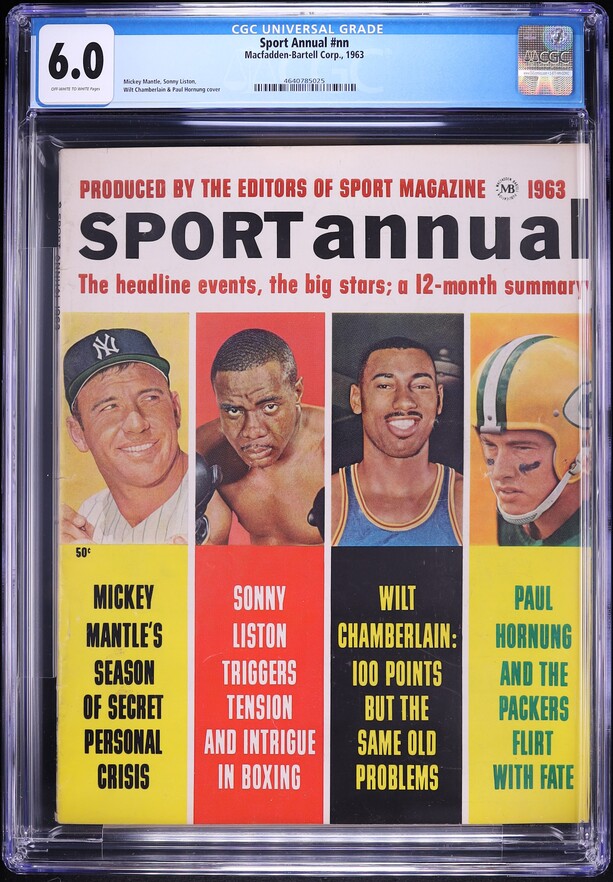 Sport Annual (Macfadden-Bartell Corp., 1963) CGC 6.0 Off-White To White Pages