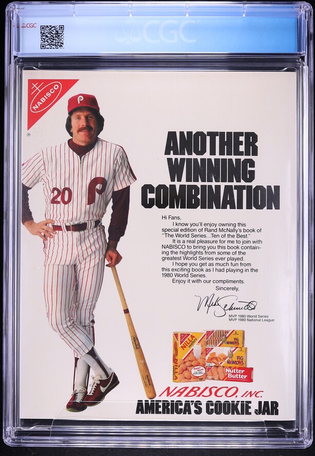 World Series: A Pictorial History... 10 Of The Best (Nabisco, 1981) CGC 9.2 White Pages