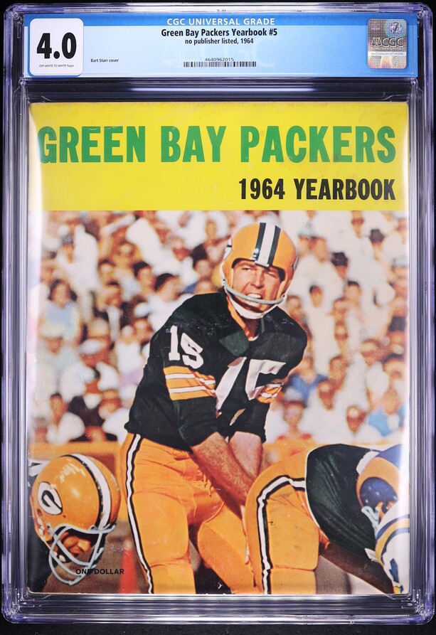 Green Bay Packers Yearbook #5 (1964) CGC 4.0 Off-White To White Pages