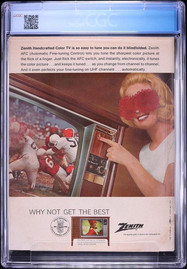 Green Bay Packers Program (1967) CGC 4.0 Off-White To White Pages