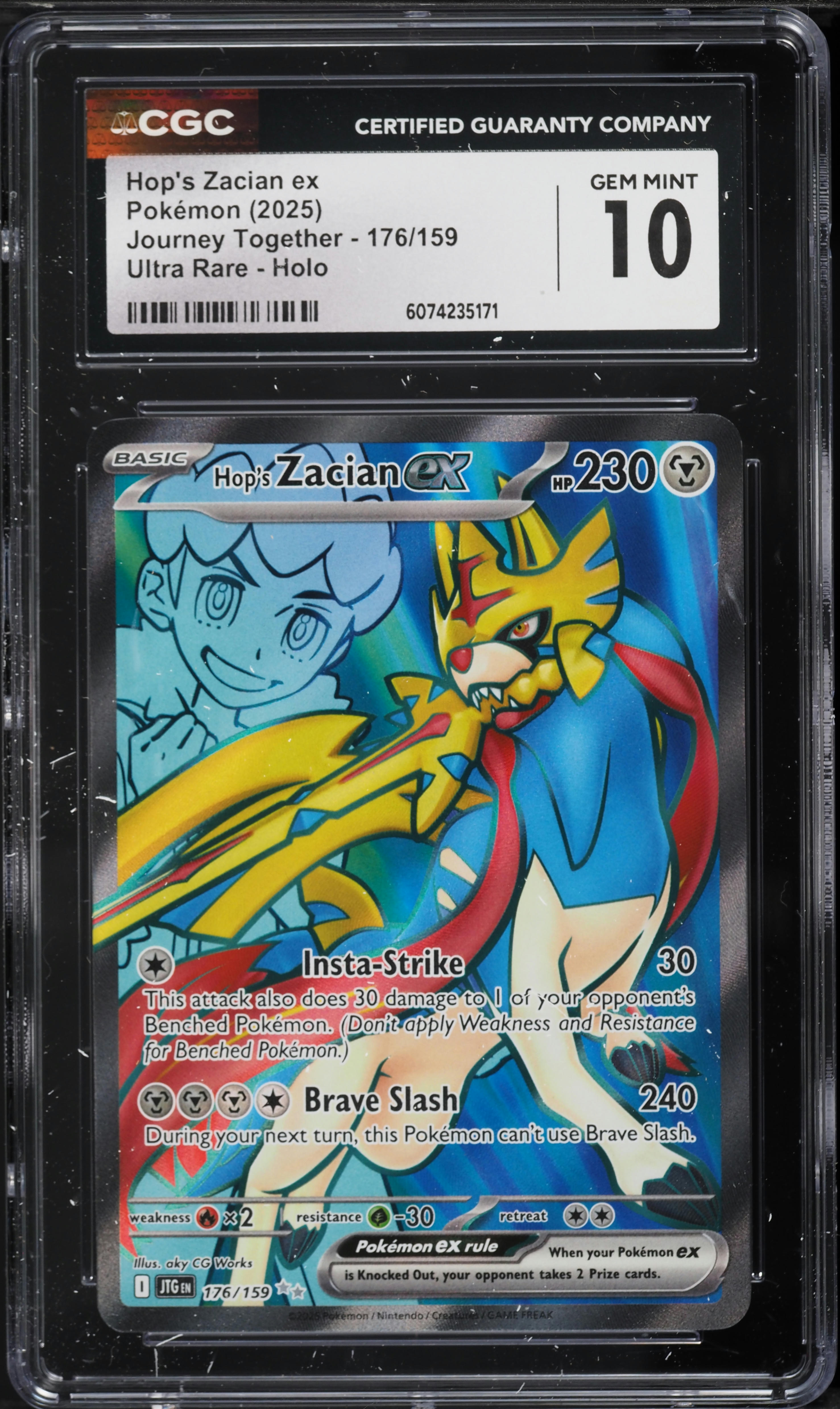 2025 Pokemon Scarlet & Violet Journey Together Full Art Hop's