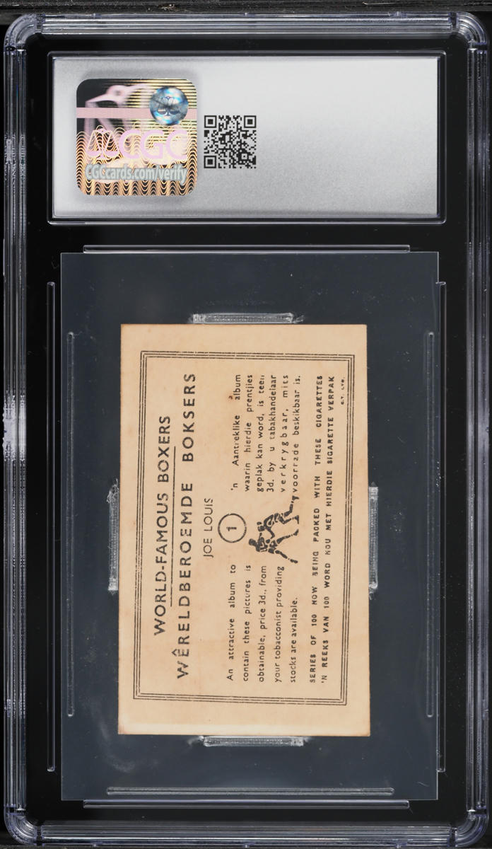 1935 United Tobacco Co. World-Famous Boxers Joe Louis #1 CGC 2.5 GD+ on  Fanatics Collect