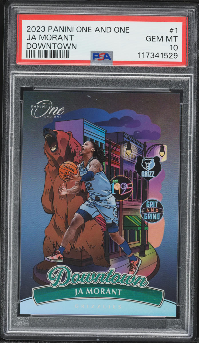 2022 Panini One and One Downtown Ja Morant 1