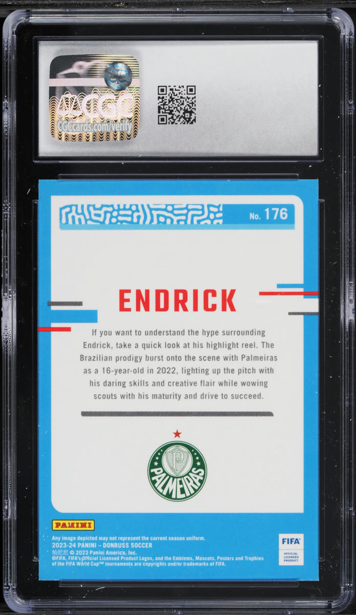 2023 Donruss Optic Endrick ROOKIE #176 CGC 10 GEM MINT
