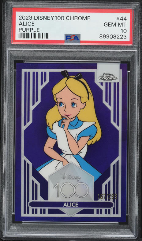 2023 Topps Chrome Disney 100 Pink Refractor Lotso /399 #47 PSA 10
