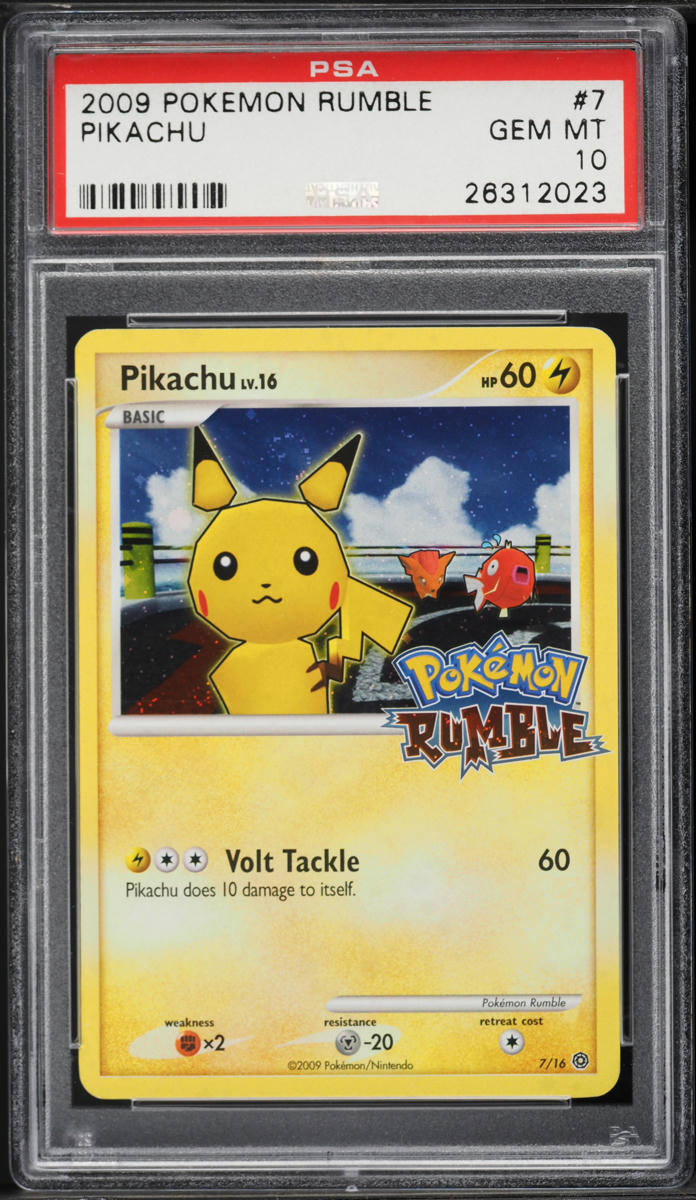 2009 Pokemon Platinum Rumble Pikachu #7 PSA 10 GEM MINT on Fanatics Collect 2009 Pokemon Platinum Rumble Pikachu #7 PSA 10 GEM MINT on Fanatics Collect
