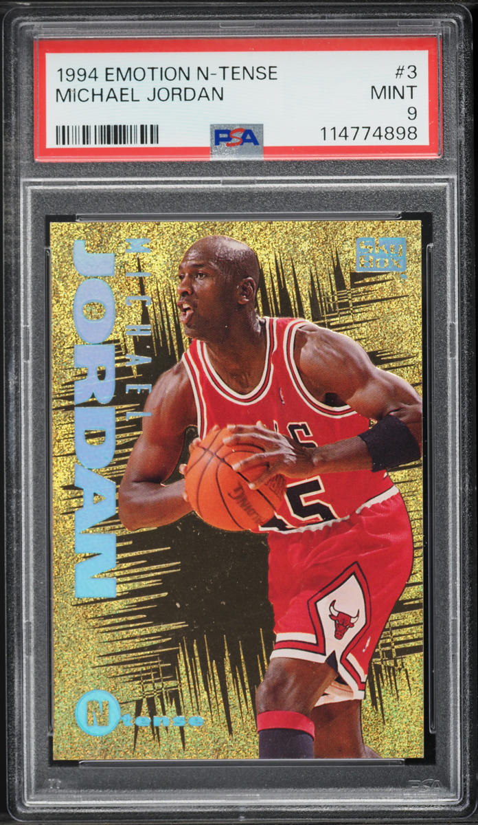 1994 Skybox Emotion N-Tense Michael Jordan #3 PSA 9 MINT