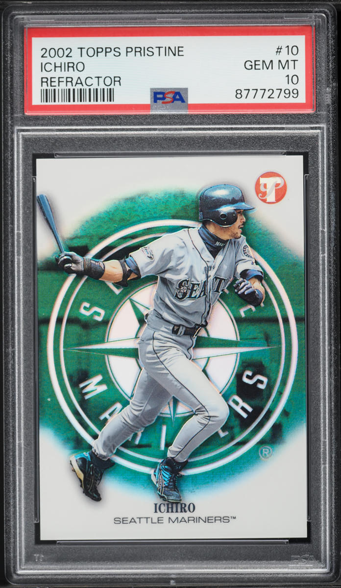 2002 Topps Pristine Refractor Ichiro Suzuki /149 #10 PSA 10 GEM