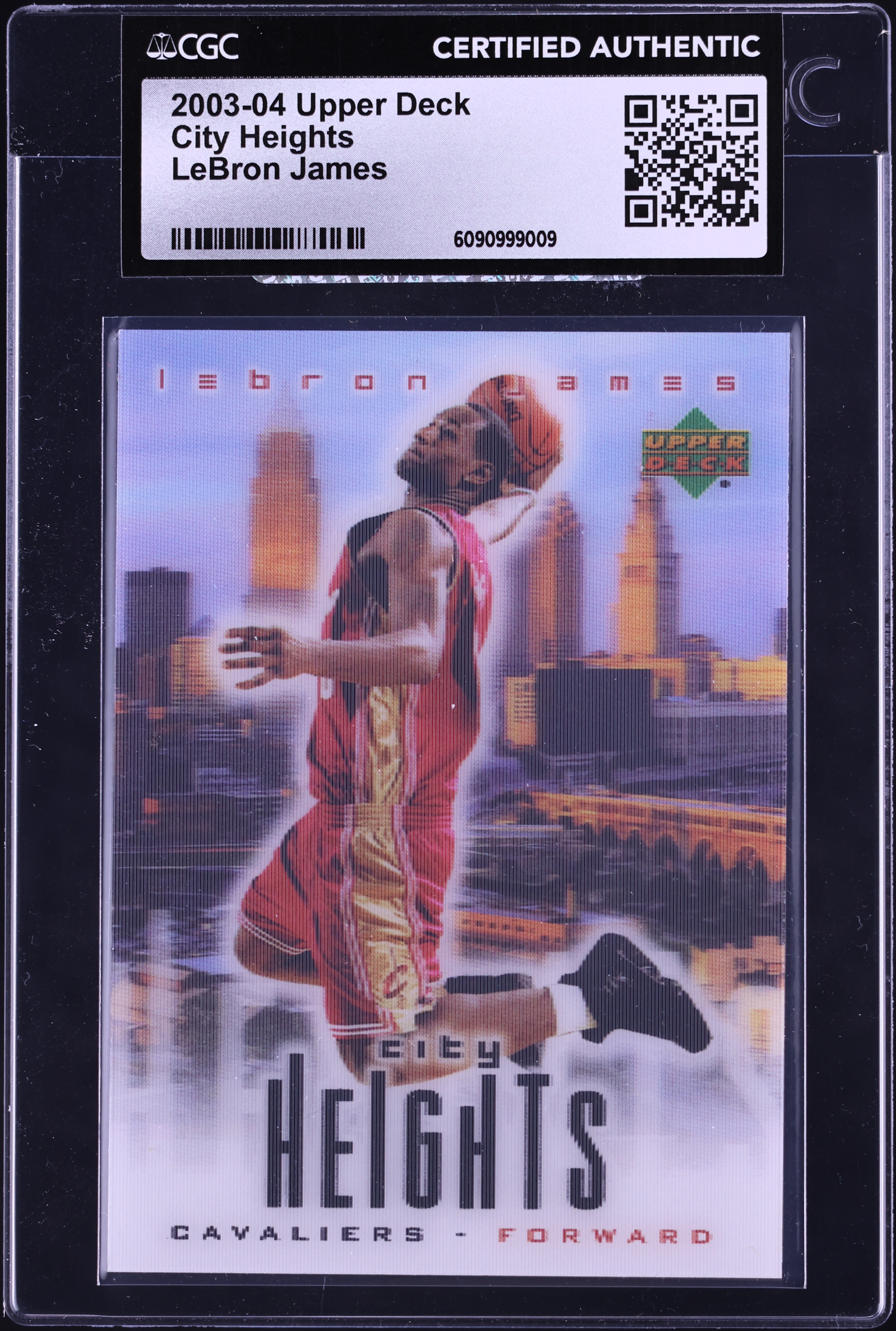 2003 Upper Deck City Heights LeBron James ROOKIE CGC AUTH on
