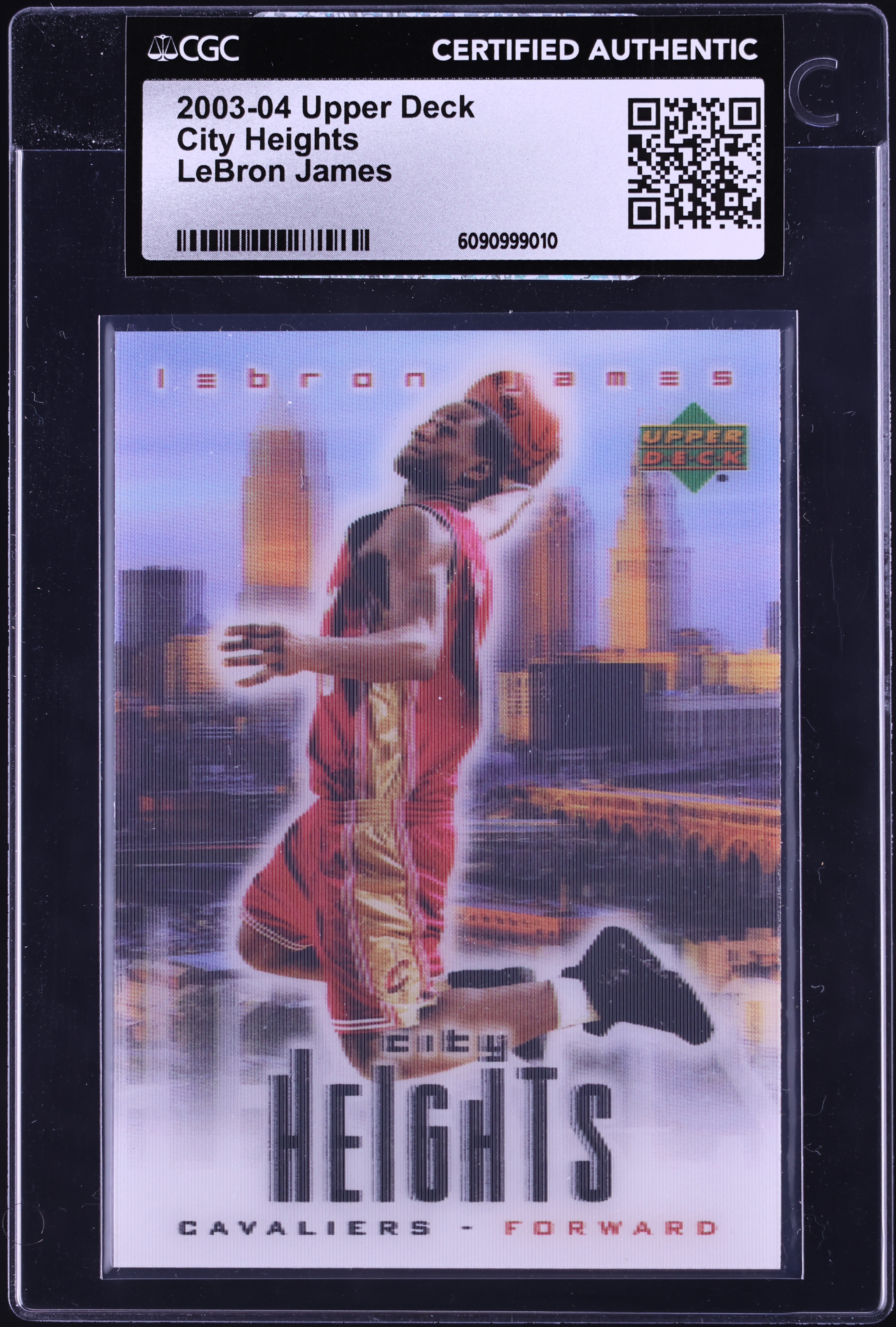 2003 Upper Deck City Heights LeBron James ROOKIE CGC AUTH on