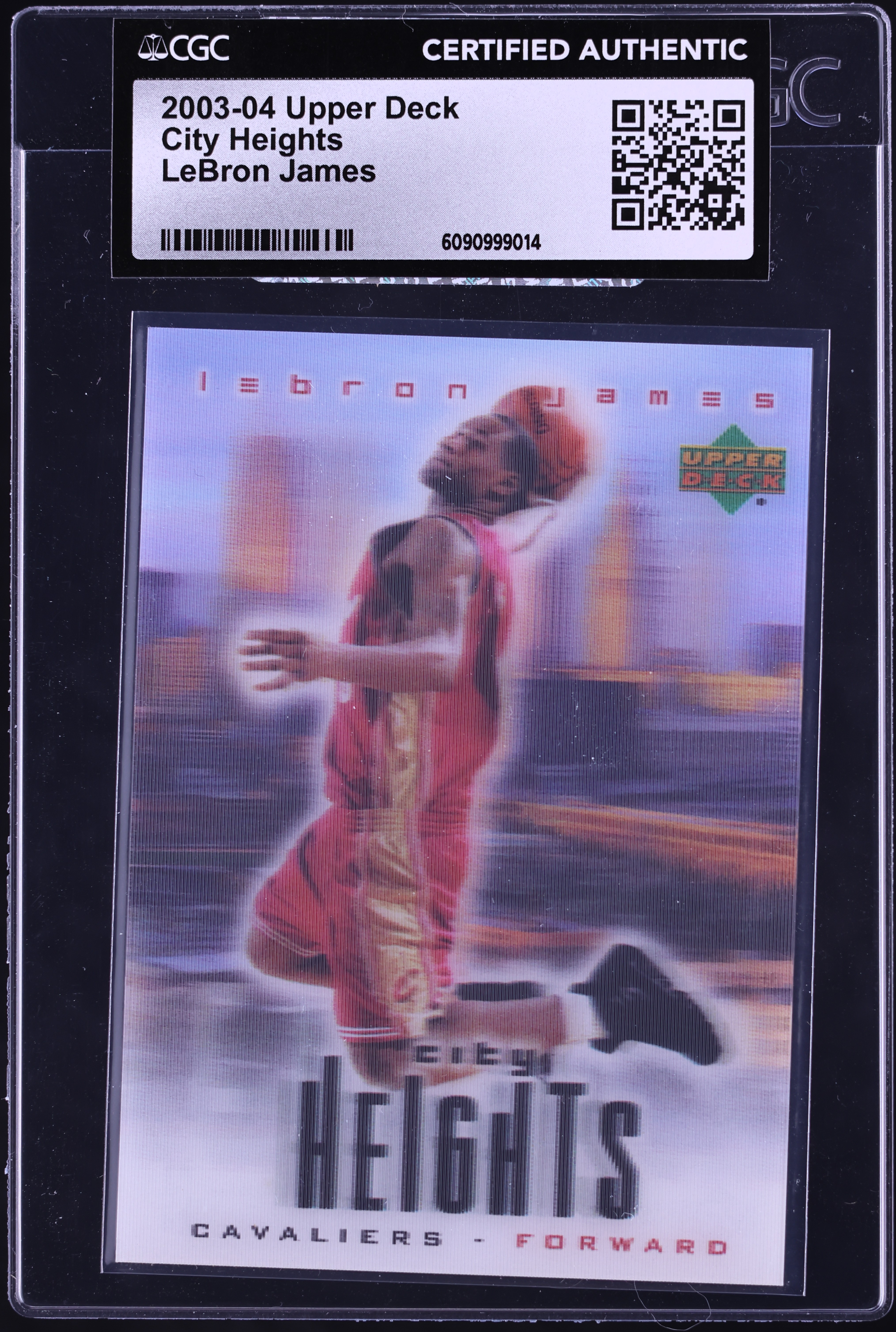 2003 Upper Deck City Heights LeBron James ROOKIE CGC AUTH on