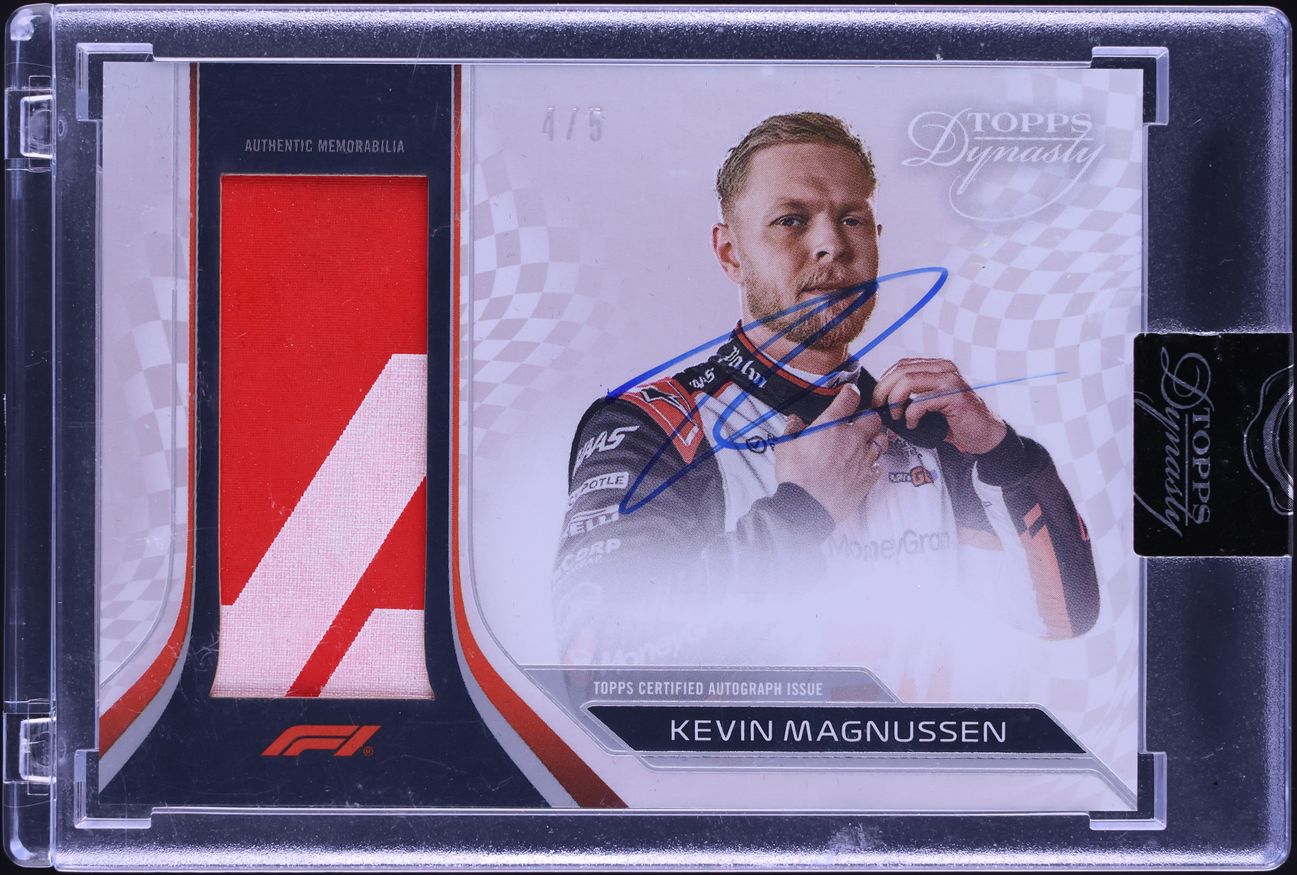 2024 Topps Dynasty Formula 1 F1 Kevin Magnussen PATCH AUTO /5 #DAP