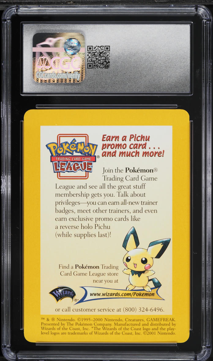 2001 Pokemon League Promo Insert Card CGC 8.5 NM-MT+