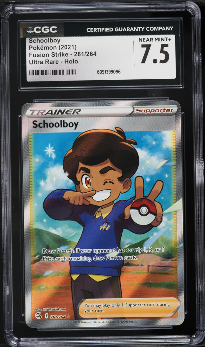 schoolboy pokemon card price (276/264) [Sword & Shield: Fusion Strike] draw 2 more cards Pokmon TCG Schoolboy Fusion Strike