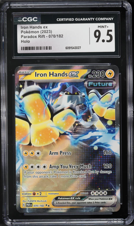 Pokemon Trading Card Game Paradox Rift Double Rare Iron Hands ex #70 Pokemon Trading Card Game Paradox Rift Double Rare Iron Hands ex #70
