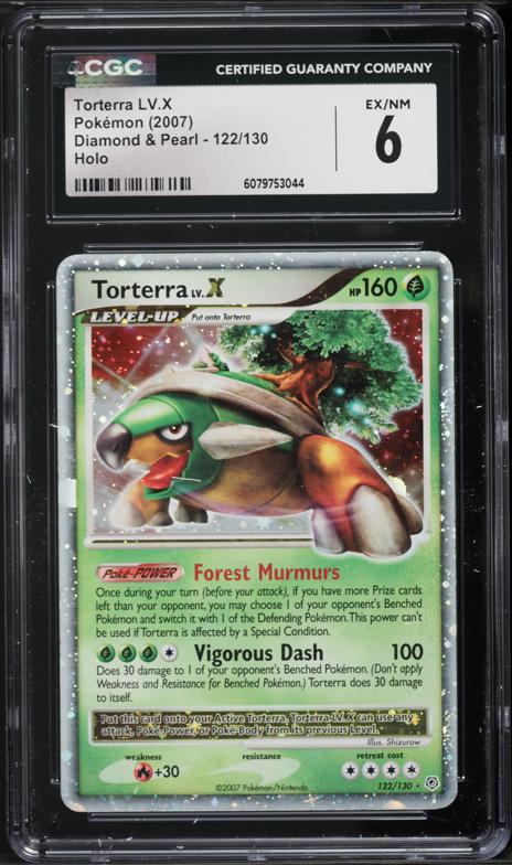 2007 Pokemon Diamond & Pearl Promo Collector's Tin Torterra LV.X