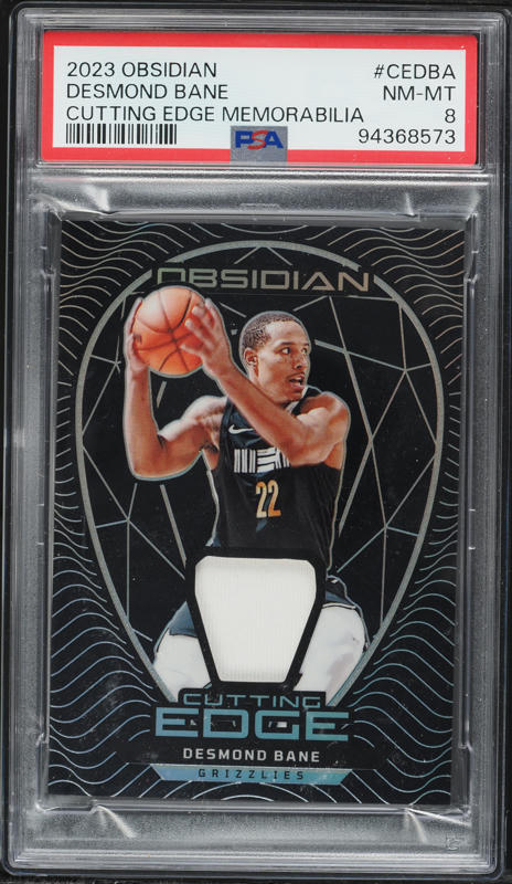 2020 Panini Flux Blue Mojo Prizm Desmond Bane ROOKIE /99 #221 SGC