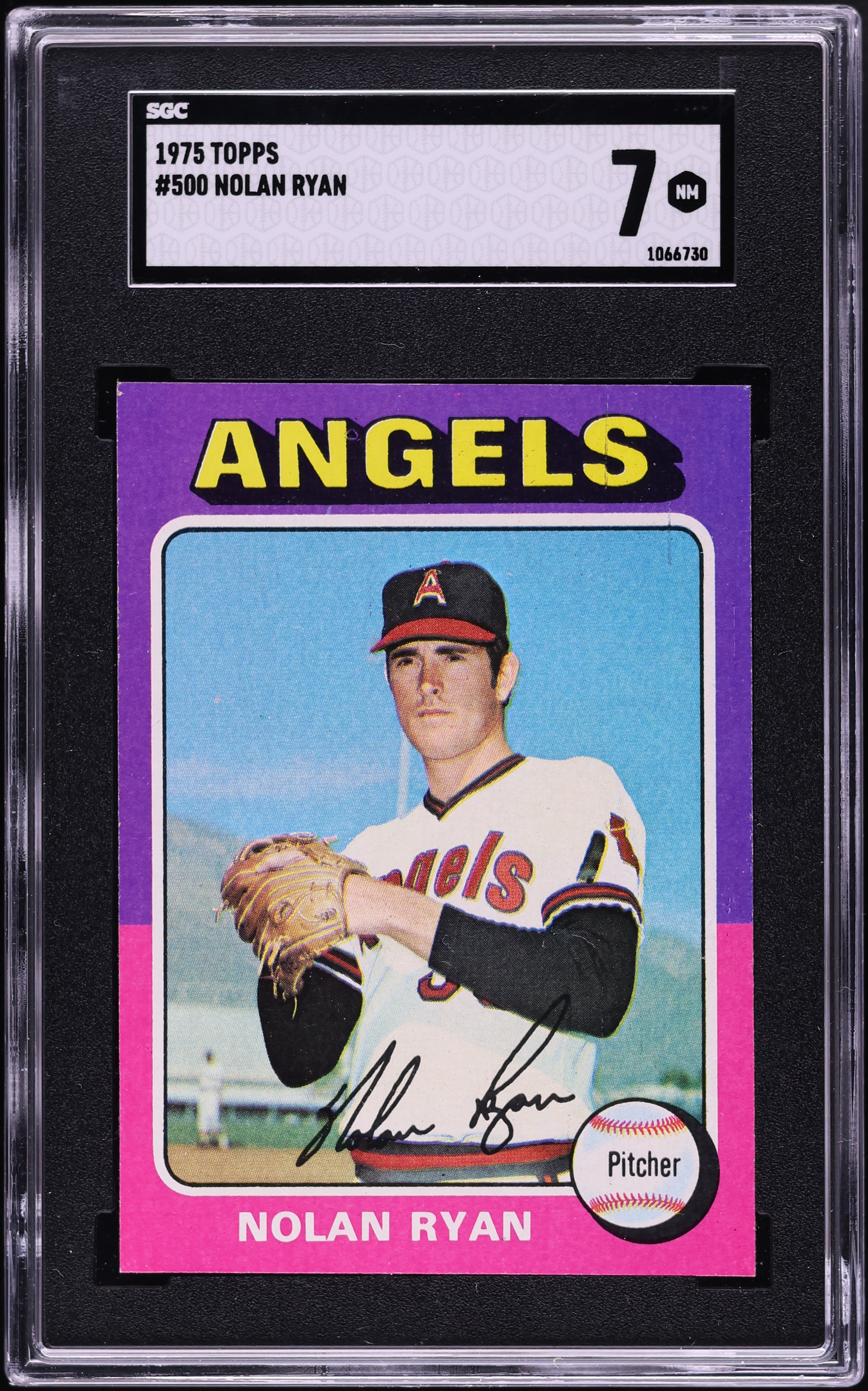1975 Topps Nolan Ryan #500 SGC 7 NRMT on Fanatics Collect