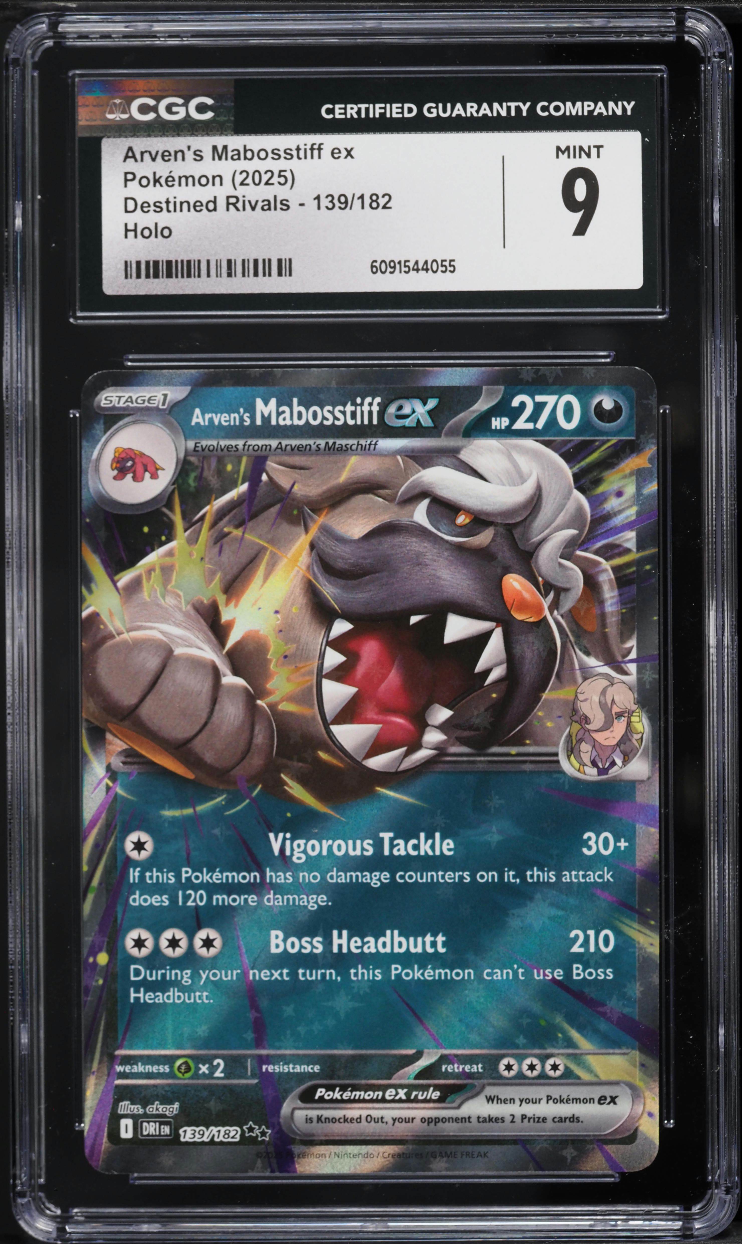 2025 Pokemon Scarlet & Violet Destined Rivals Holo Arven's