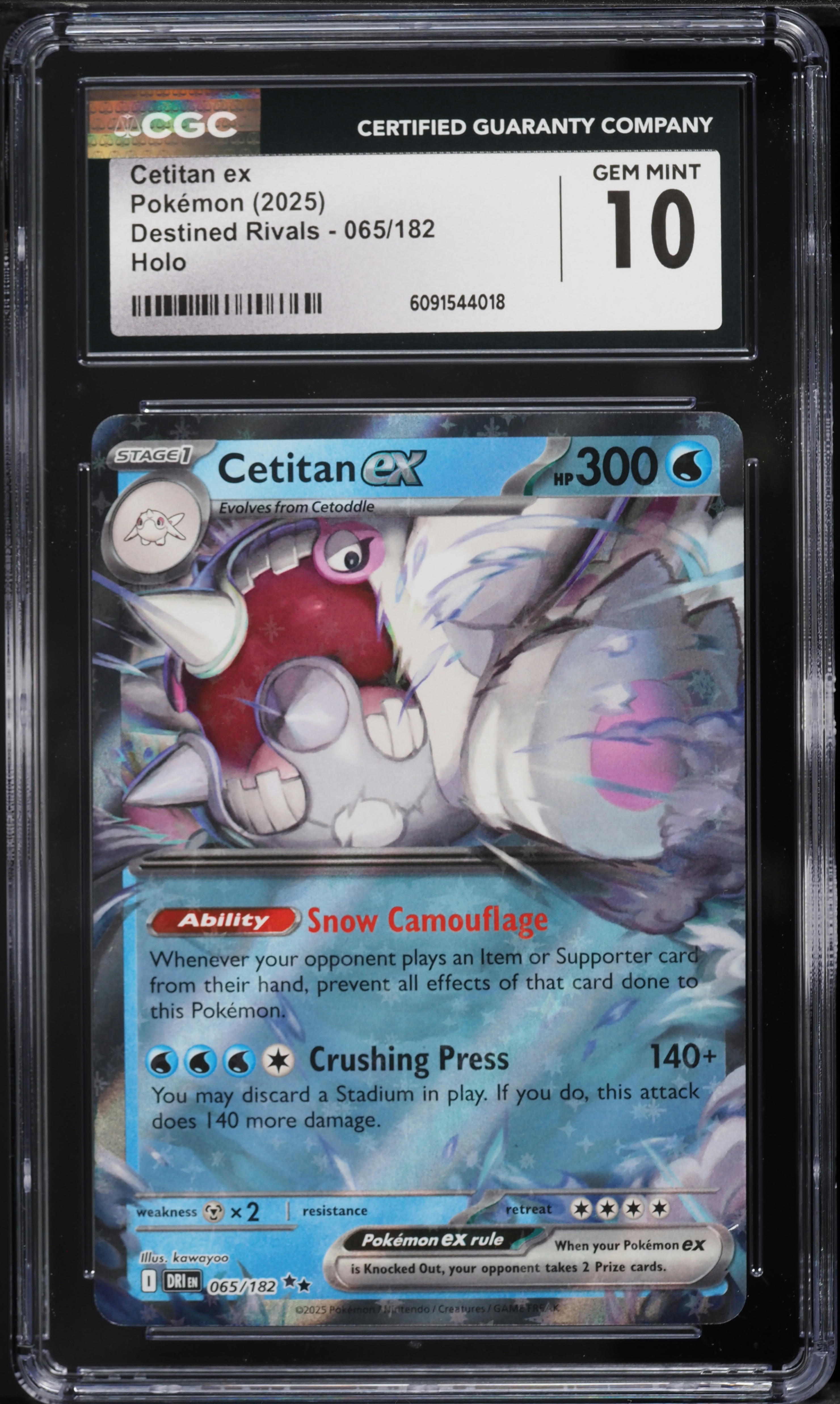 cetitan holographic card 060/198 - Scarlet & Violet - Pokemon Evolution 3 Lot [Colorless] [Colorless] [Colorless]. Cetitan EX Ultra Rare 210/182