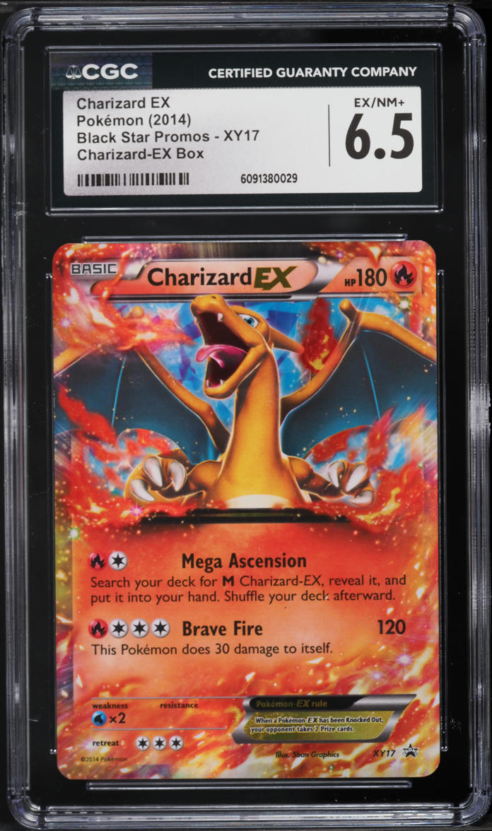 charizard ex pokemon card 2014 2014 Pokemon XY Promo Holo Charizard EX #XY17 CGC 6.5 EXMT+ on Fanatics  Collect
