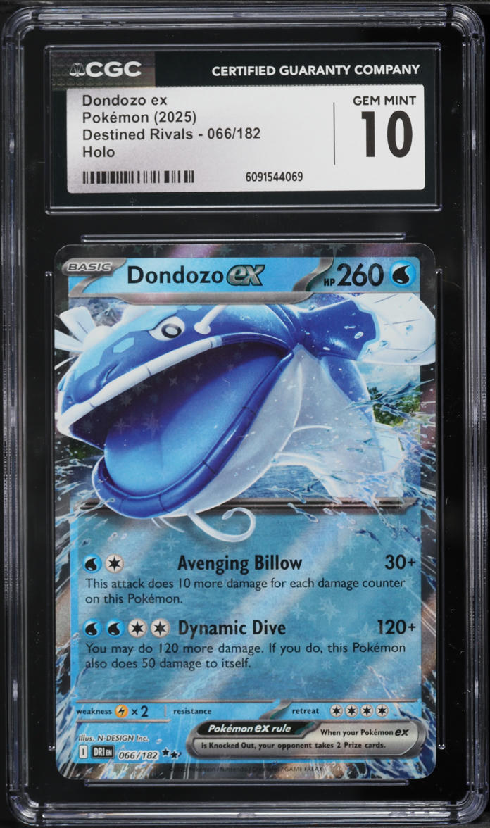 dondozo pokemon card price & Tatsugiri - 061/198 - Scarlet & Violet Up Look at the top 5 cards of your deck and attach any number of Basic Energy cards you find there to this Pokmon Pokemon Card "Dondozo" sv1S 021/078