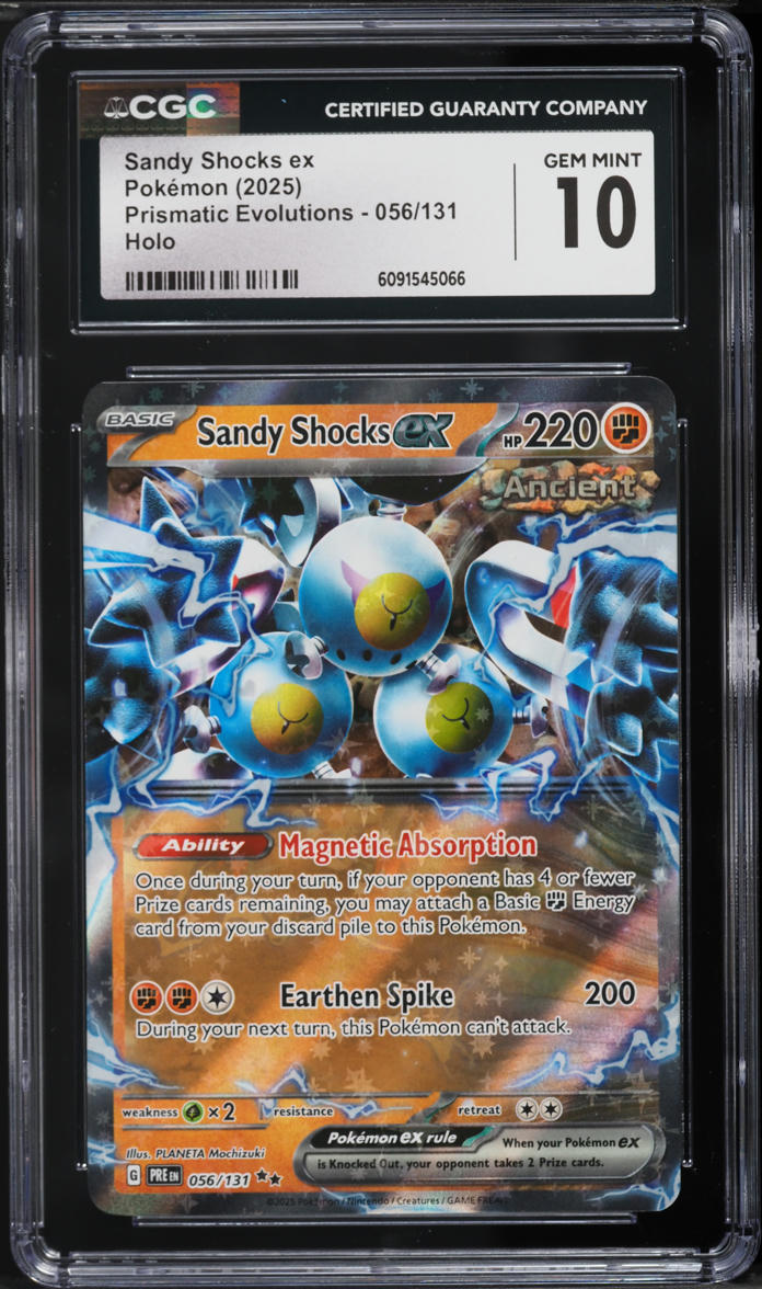sandy shocks pokemon card ex 159/131 - Extended Artwork CGC Case Weakness / Resistance / Retreat Cost Sandy Shocks - 098/162