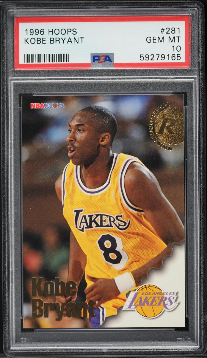 1996 Hoops Kobe Bryant ROOKIE #281 PSA 10 GEM MINT