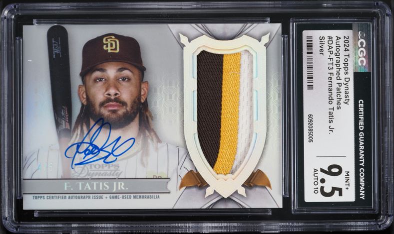 2024 Topps Dynasty Silver Fernando Tatis Jr. GAME-USED PATCH AUTO