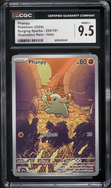 Phanpy - 205/191 - SV08: Surging Sparks [ILLUSTRATION RARE] [Near Mint] | Ozzie Collectables