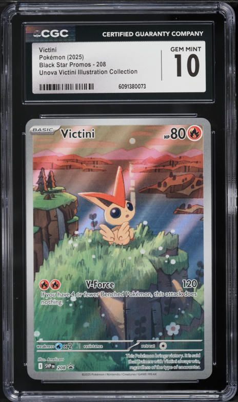 2025 Pokemon Japanese Scarlet & Violet Black Bolt AR Victini #97 PSA 10 GEM  MINT on Fanatics Collect