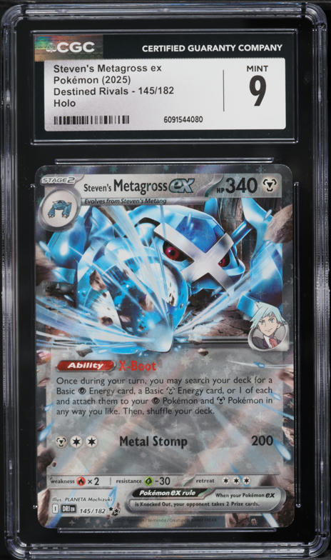 metagross pokemon card value Steven’s ex 145/182 before you put it into your hand Metagross V - SWSH06: Chilling
