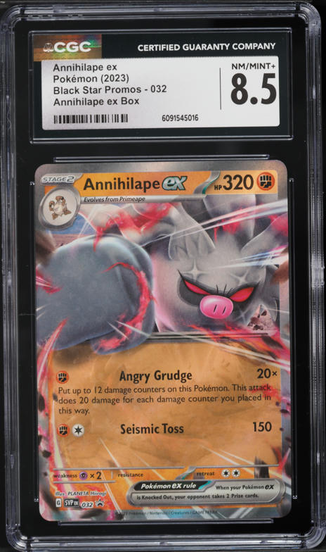 2023 Pokemon Scarlet & Violet Promos Box Holo Annihilape ex #32 CGC 8.5  NM-MT+ on Fanatics Collect