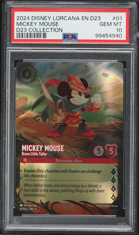 2024 Disney Lorcana Promo D23 Collection Mickey Mouse Brave Little