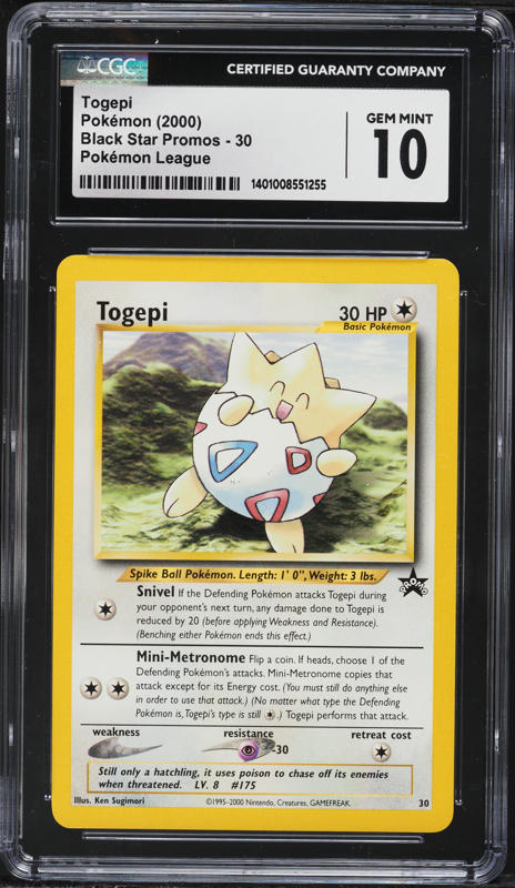 2002 Pokemon Neo Destiny 1st Edition Togepi #56 CGC 9.5 MINT+ on Fanatics  Collect
