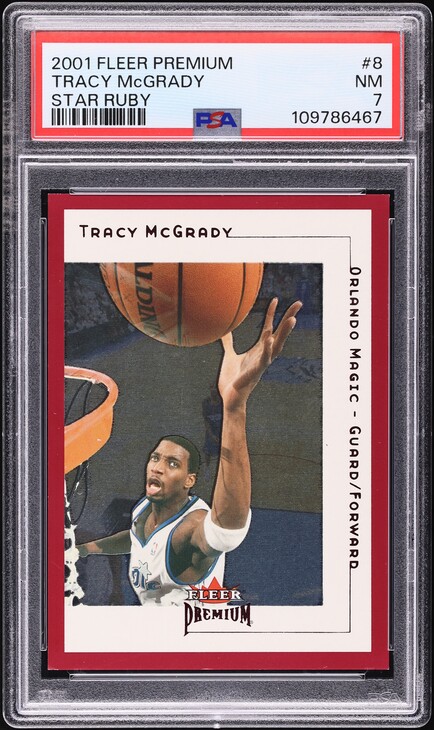 2001 Upper Deck Classic Duals Game Kobe Bryant Tracy McGrady PATCH