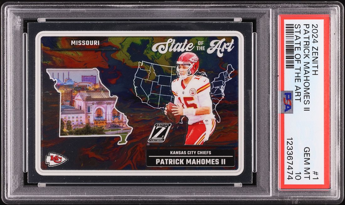 2024 Panini Zenith State Of The Art Patrick Mahomes II #1 PSA 10 GEM MINT