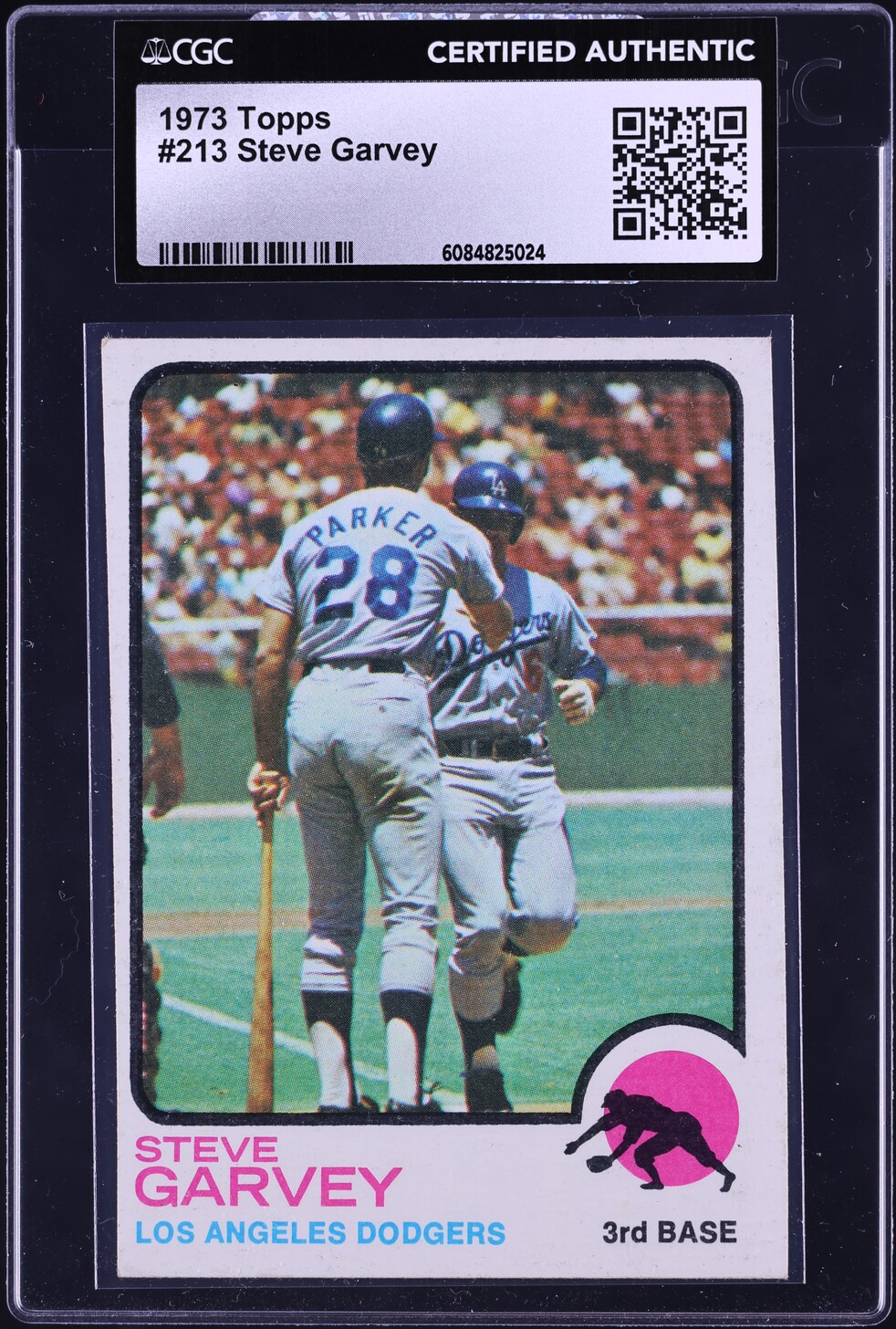 1973 Topps Steve Garvey #213 CGC AUTH