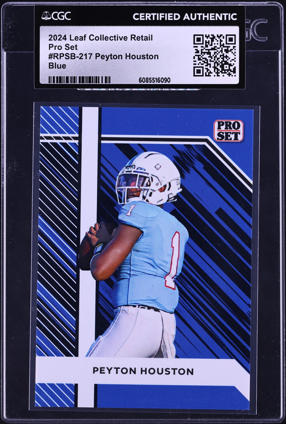2024 Leaf Collective Retail Pro Set Blue Peyton Houston ROOKIE /50 #RPSB-217 CGC AUTH