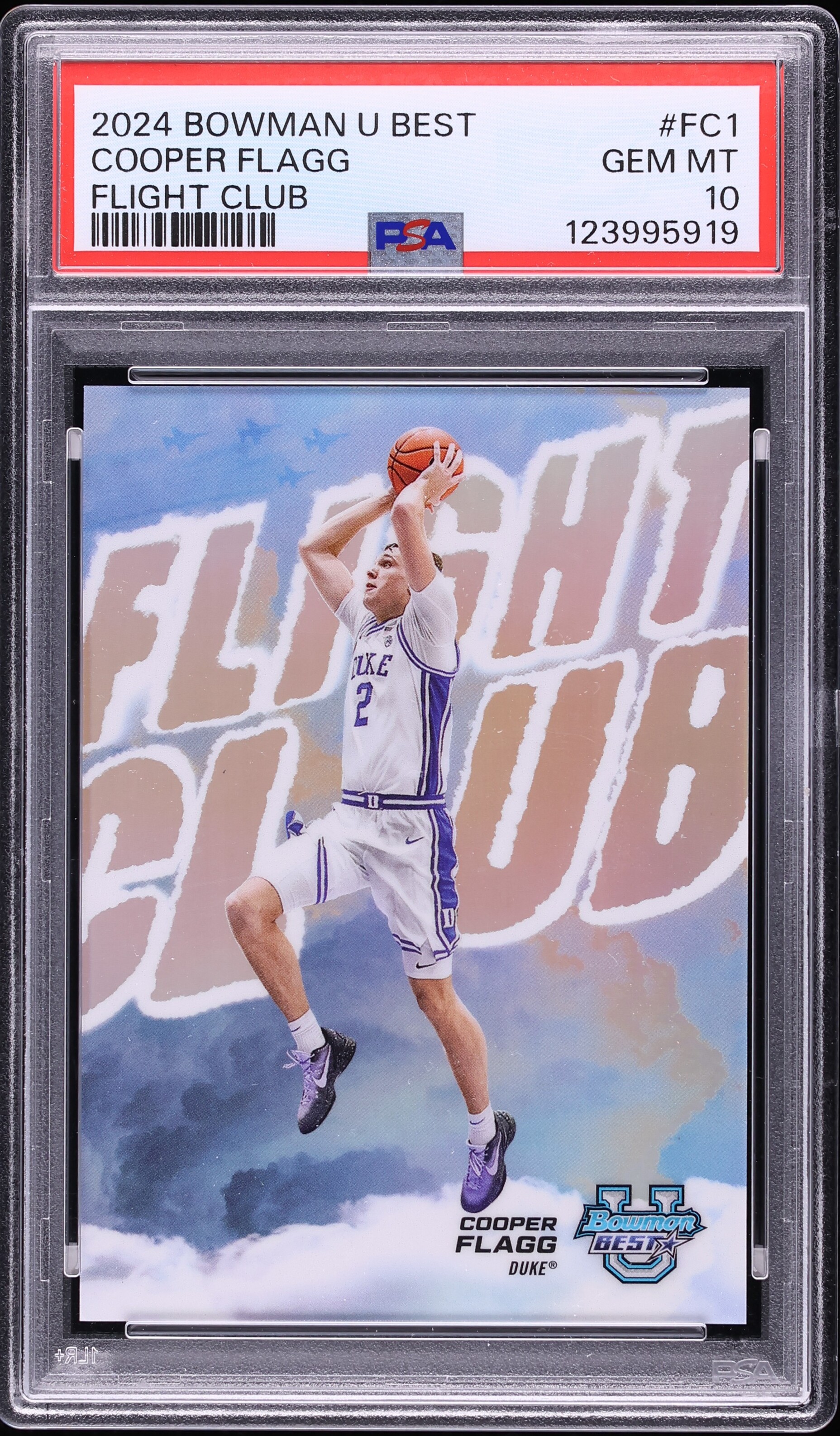 2024 Bowman University Best Flight Club Cooper Flagg ROOKIE #FC1 