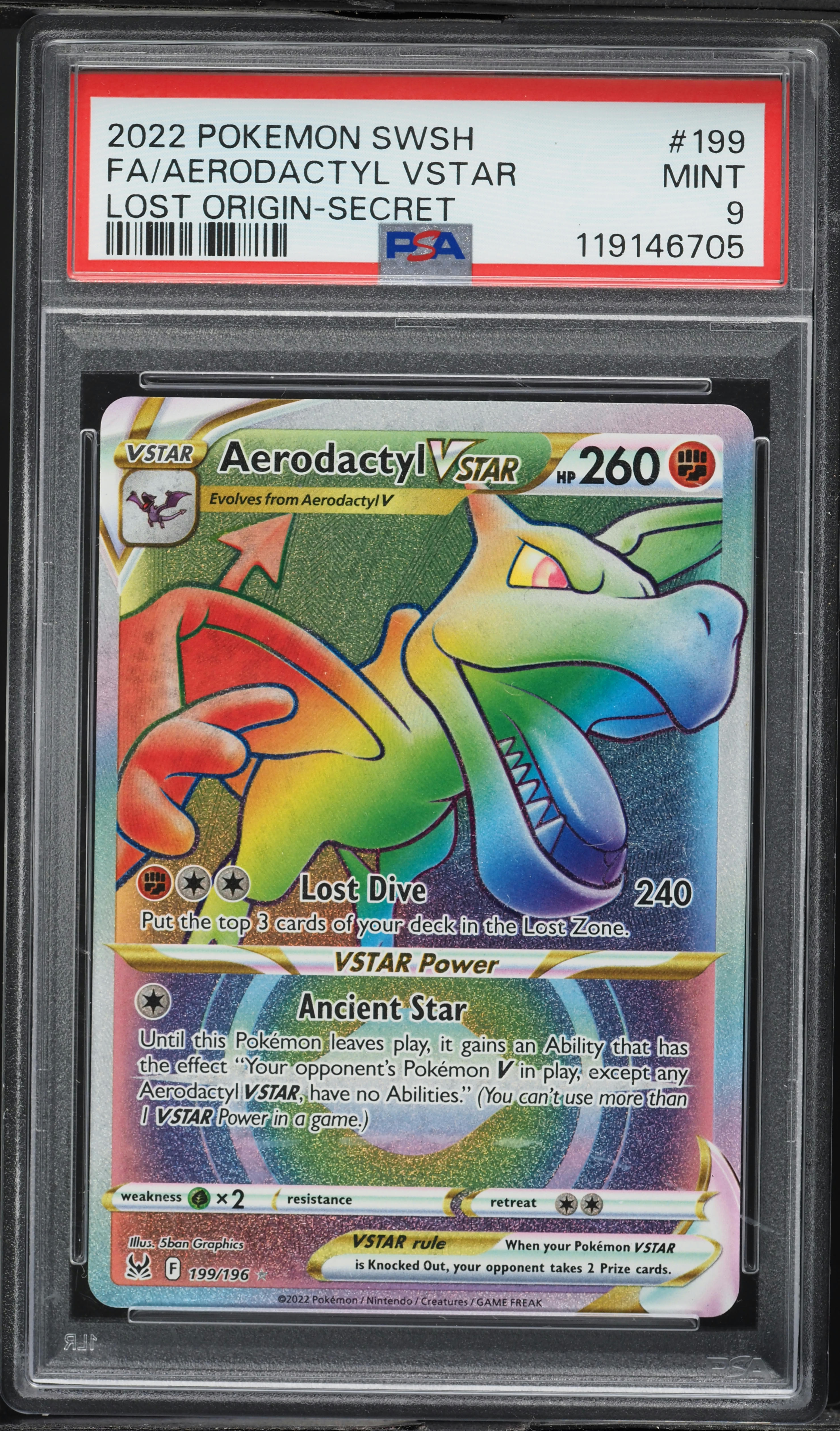 aerodactyl vstar pokemon card price Titan Cards 093/196 Rare VSTAR (Sworld & Shield Lost Origin) + Toploader Toys Lost Origin Singles 2022 Pokemon Sword & Shield