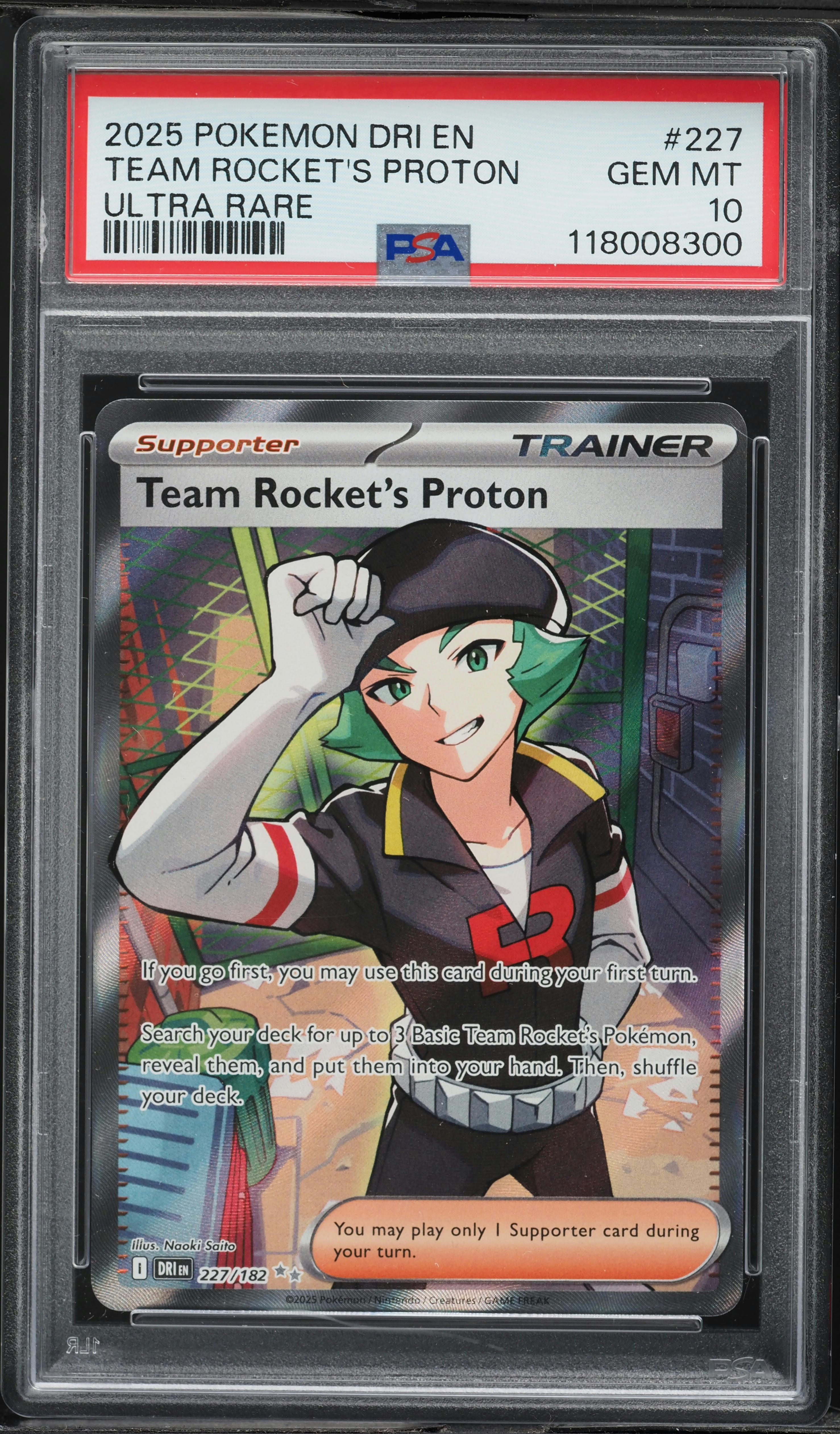 2025 Pokemon Destined Rivals Ultra Rare Team Rocket's Proton #227