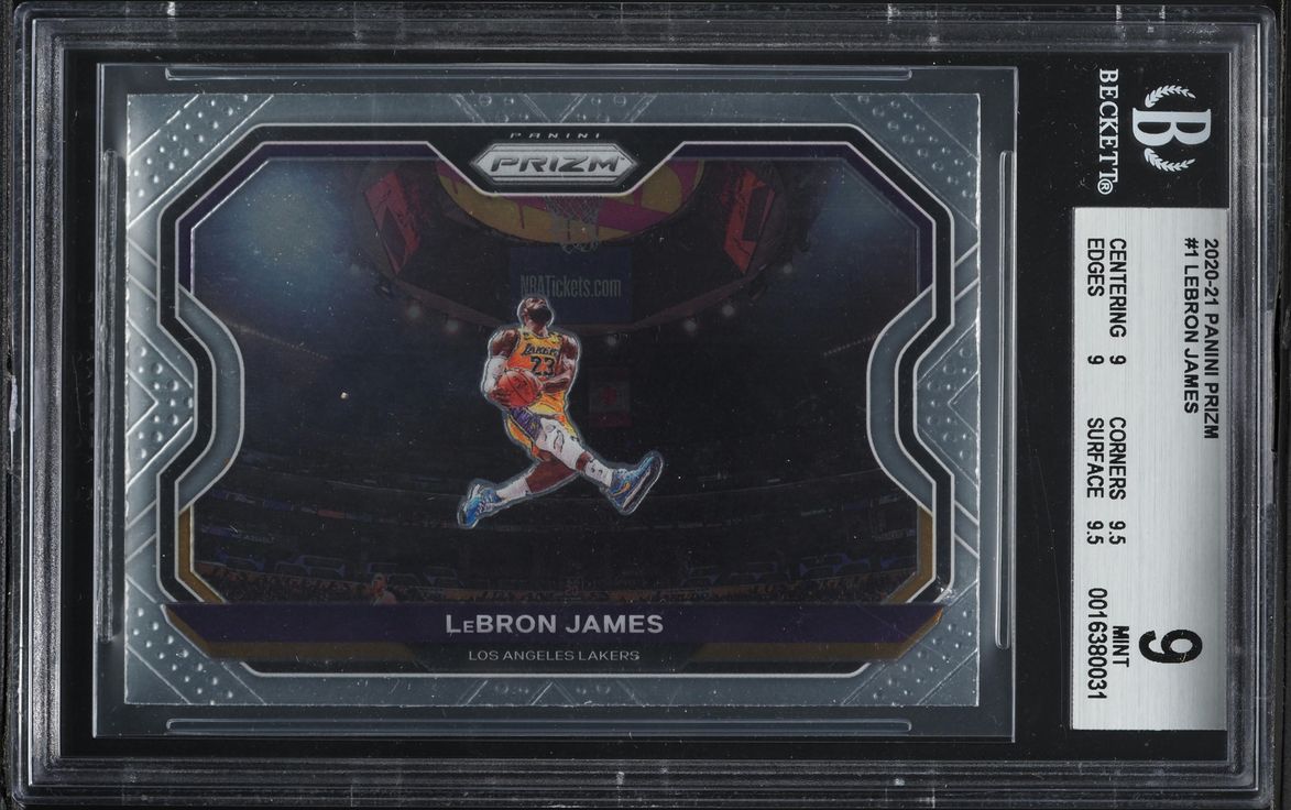 2020 Panini Prizm LeBron James #1 BGS 9 MINT