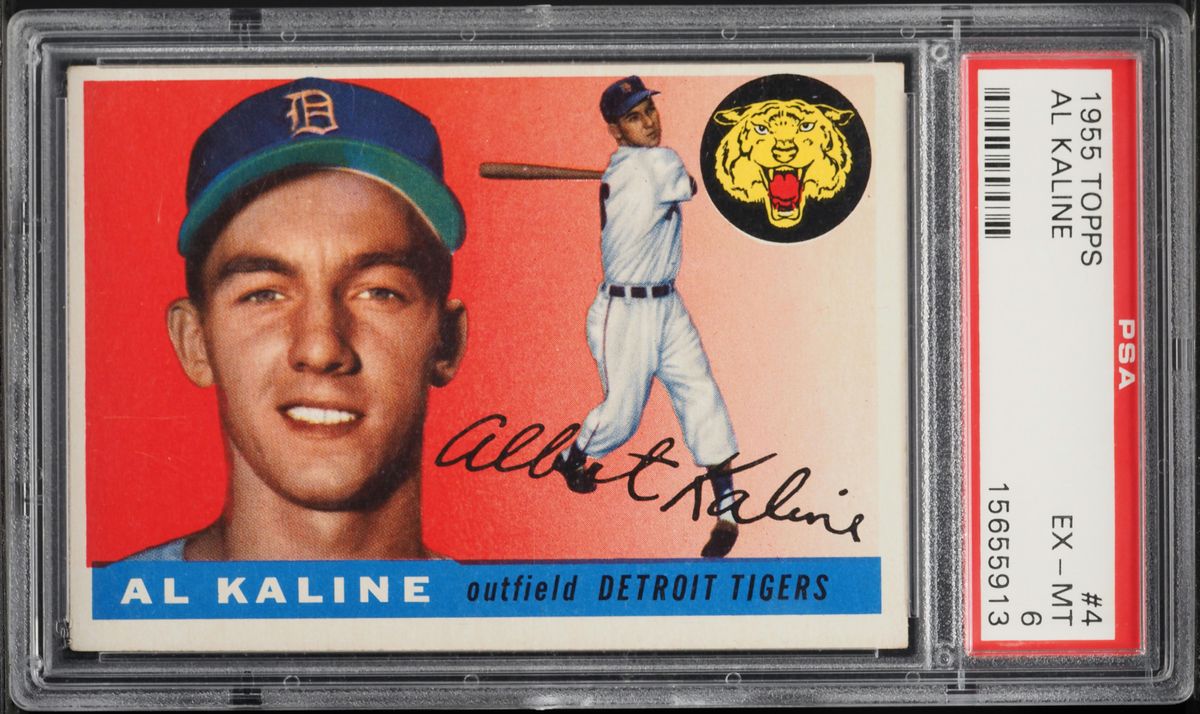 1955 Topps Al Kaline #4 PSA 6 EXMT