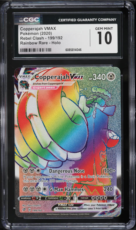 copperajah pokemon card price V 136/192 Rebel Clash Rare Holo Near Mint Metal Muscular Nose (220) If this Pokémon has 8 or more damage counters on it Copperajah 042 - Holofoil SV