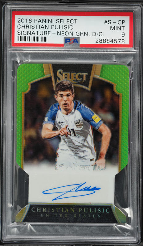 Christian Pulisic RC SELECT プリシッチ ルーキー 2016 Select Silver Prizm Christian Pulisic ROOKIE #150 PSA 9 MINT