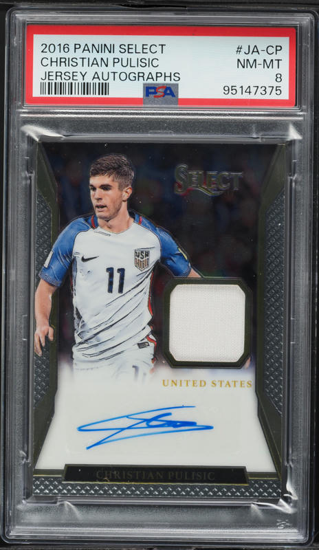 2016 Select Silver Prizm Christian Pulisic ROOKIE #150 PSA 9 MINT