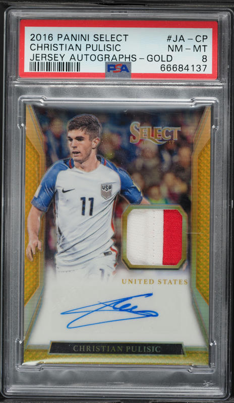 2016 Select Signatures Copper Christian Pulisic ROOKIE AUTO /35