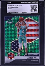 2020 Panini Mosaic Green LaMelo Ball #257 CGC AUTH on Fanatics Collect