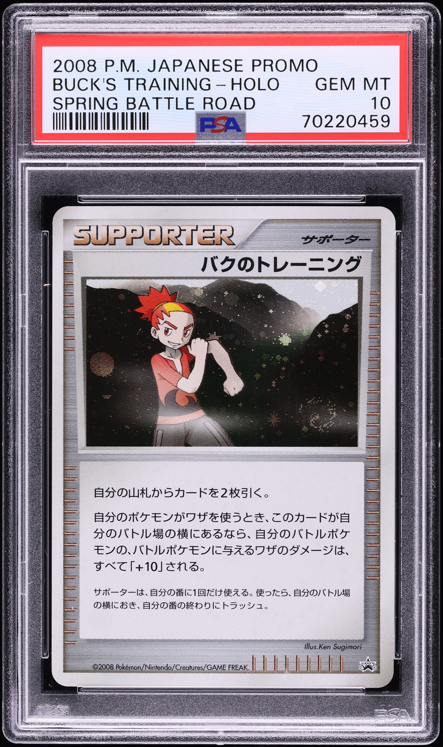 2008 Pokemon Japanese Promo Spring Battle Road Holo Buck's